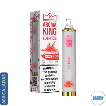 Vaper Desechable Aroma King Lush Ice - Luz 800 Caladas 20 mg