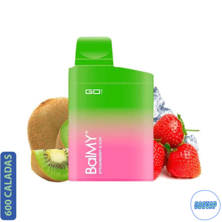 Vaper Desechable Balmy Go! Strawberry Kiwi 600 Caladas 20 mg