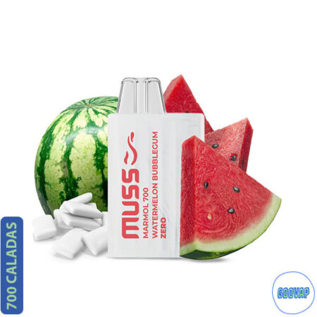 Vaper Desechable Muss Lux Watermelon Bubblegum 700 Caladas 0 mg