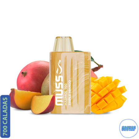 Vaper Desechable Muss Marmol Triple Mango 700 Caladas 20 mg