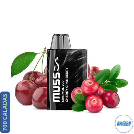 Vaper Desechable Muss Marmol Cherry Cranberry 700 Caladas 20 mg