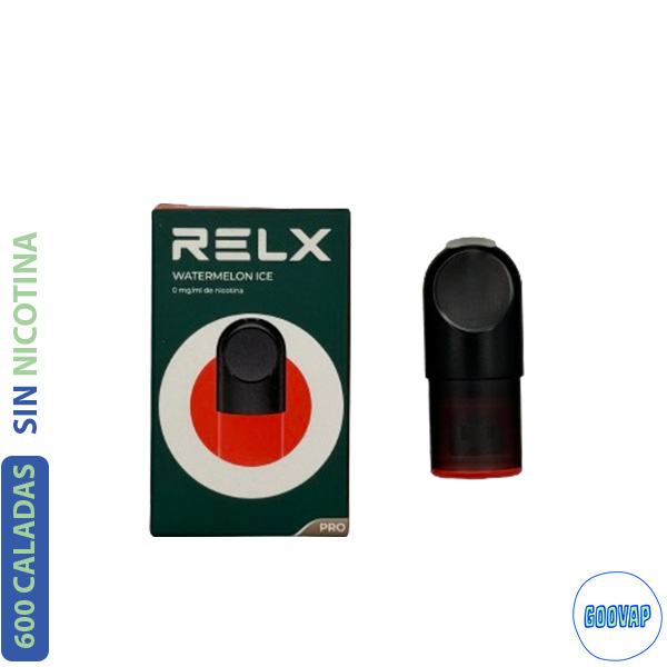 Recarga Relx 1 Pro Pod Watermelon Ice 600 Caladas 1,9 ML 0 mg