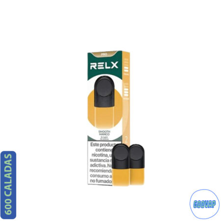 Recarga Relx 2 Pro Pod Mango 600 Caladas 1,9 ML 18 mg