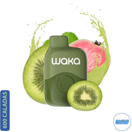 Vaper Desechable Waka  Sopro Kiwi Passion Guava 600 Caladas 18 mg