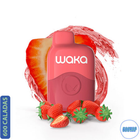 Vaper Desechable Waka  Sopro Strawberry Burst 600 Caladas 18 mg