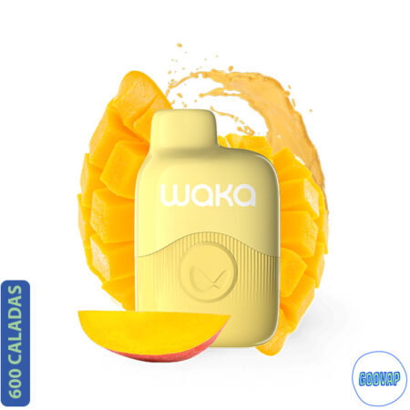 Vaper Desechable Waka  Sopro Triple Mango 600 Caladas 18 mg