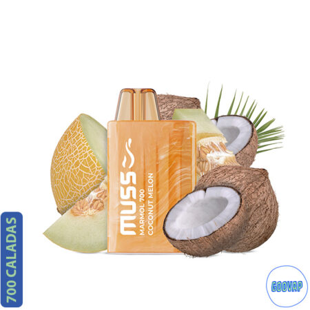 Vaper Desechable Muss Marmol Coconut Melon 700 Caladas 20 mg