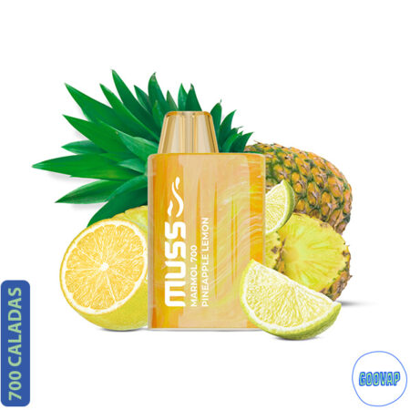 Vaper Desechable Muss Marmol Pineapple Lemon 700 Caladas 20 mg