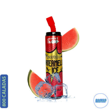 Vaper Desechable Sweet Hoop Watermelon Ice 800 Caladas 20 mg