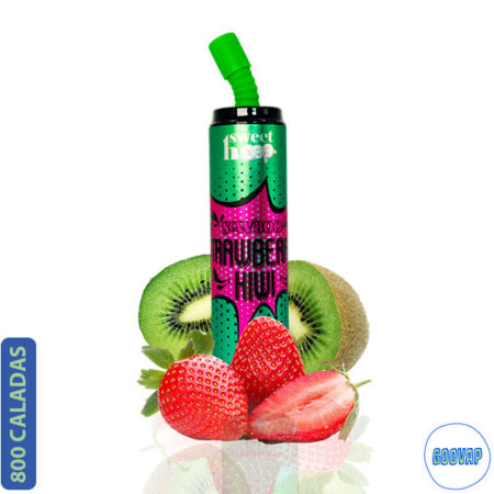 Vaper Desechable Sweet Hoop Strawberry Kiwi 800 Caladas 20 mg
